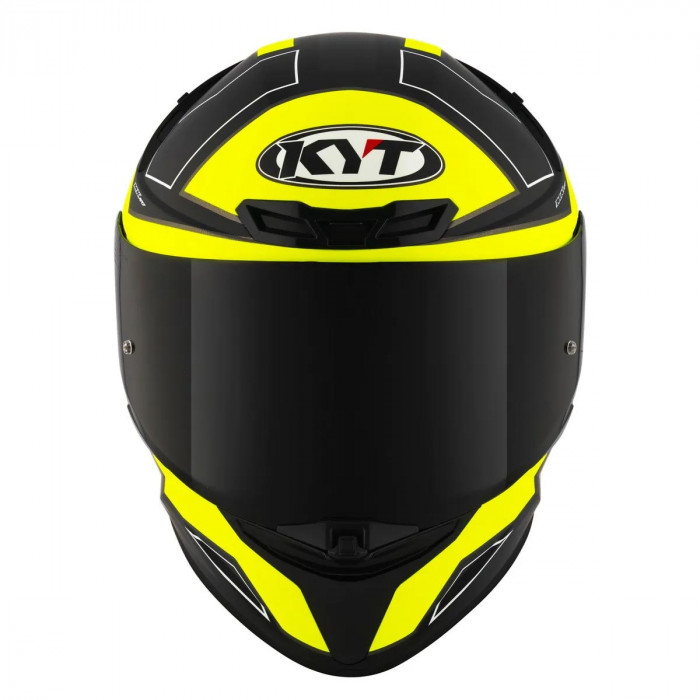Мотошлем KYT TT-REVO ELECTRON, цвет Черный Матовый/Желтый, Размер L