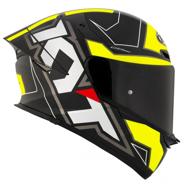 Мотошлем TT-REVO ELECTRON, цвет Черный Матовый/Желтый, Размер M