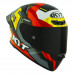 Мотошлем TT-REVO FLUX, цвет Черный/Желтый/Красный, Размер M