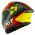 Мотошлем TT-REVO FLUX, цвет Черный/Желтый/Красный, Размер M