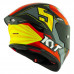 Мотошлем TT-REVO FLUX, цвет Черный/Желтый/Красный, Размер M