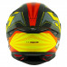 Мотошлем TT-REVO FLUX, цвет Черный/Желтый/Красный, Размер M