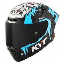 [KYT] Мотошлем TT-REVO MASIA REP. WINTER TEST, цвет Черный/Белый/Синий, Размер M