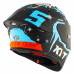 Мотошлем TT-REVO MASIA REP. WINTER TEST, цвет Черный/Белый/Синий, Размер M
