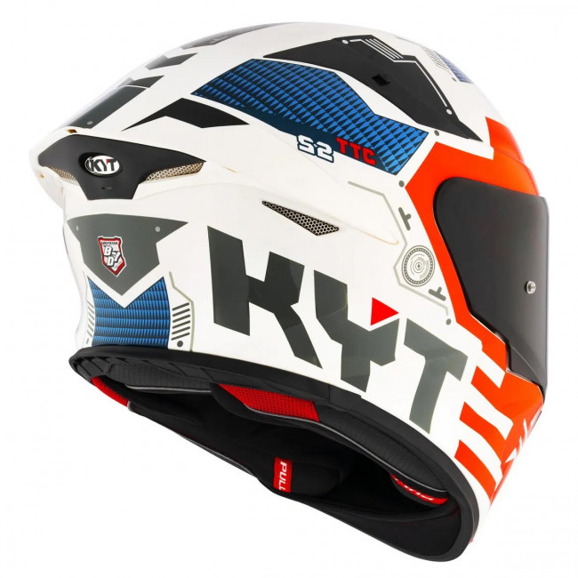 Мотошлем TT-REVO FUSELAGE, цвет Красный, Размер M