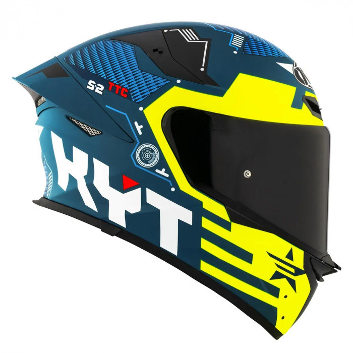 Мотошлем KYT TT-REVO FUSELAGE, цвет Желтый Матовый, Размер S