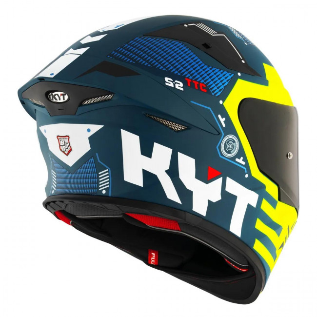 Мотошлем TT-REVO FUSELAGE, цвет Желтый Матовый, Размер S