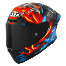 [KYT] Мотошлем TT-REVO MAGNET, цвет Черный Матовый/Синий/Красный, Размер S