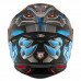 Мотошлем TT-REVO MAGNET, цвет Черный Матовый/Синий/Красный, Размер M