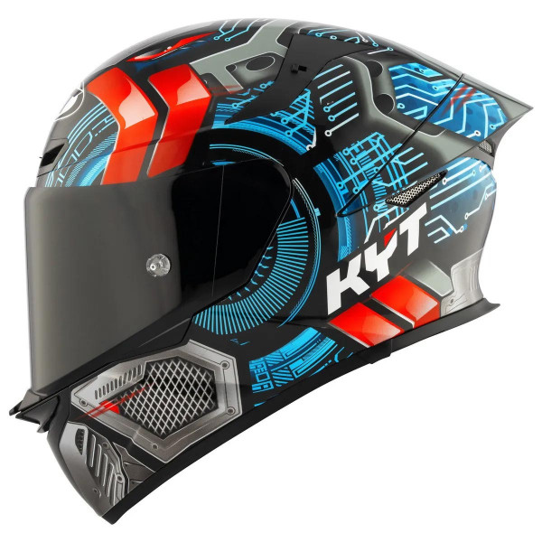 Мотошлем TT-REVO SYNCHROTRON, цвет Черный/Красный, Размер L