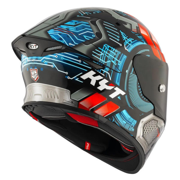 Мотошлем TT-REVO SYNCHROTRON, цвет Черный/Красный, Размер L