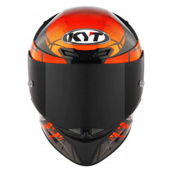 Мотошлем KYT TT-REVO COMBUSTION ORANGE, цвет Оранжевый