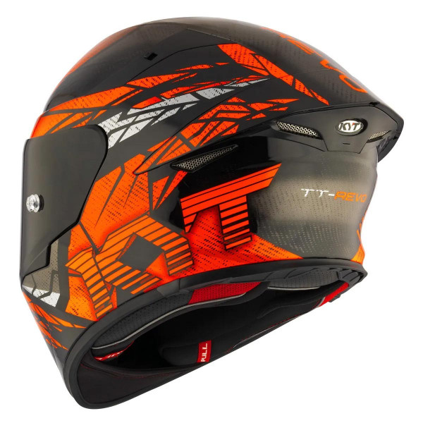 Мотошлем TT-REVO COMBUSTION ORANGE, цвет Оранжевый, Размер M