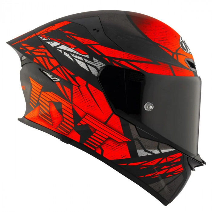 Мотошлем KYT TT-REVO COMBUSTION ORANGE, цвет Красный Матовый, Размер 2XL