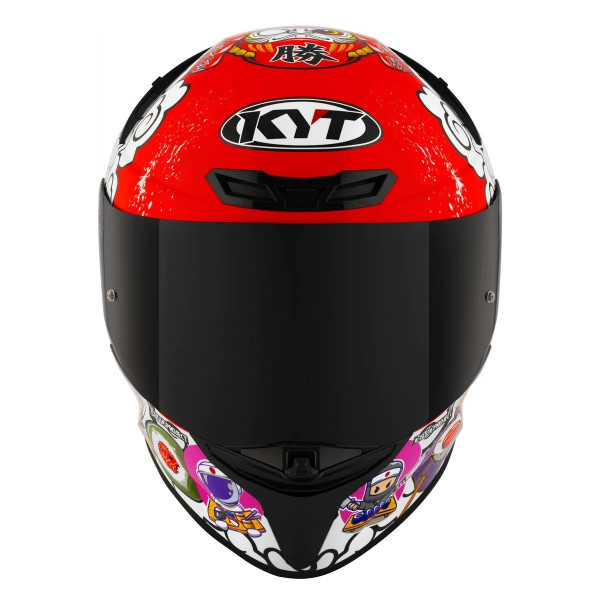 Мотошлем TT-REVO SUSHI TIME, цвет Белый/Красный, Размер S