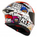 Мотошлем TT-REVO SUSHI TIME, цвет Белый/Красный, Размер S