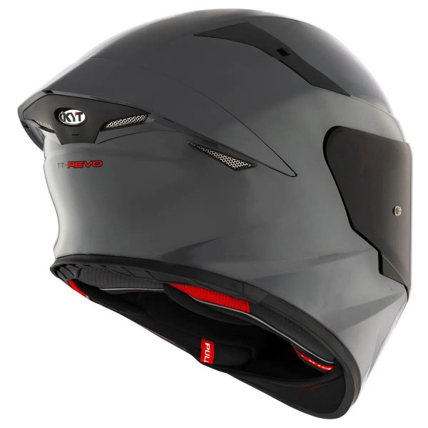Мотошлем TT-REVO PLAIN, цвет Серый, Размер XL
