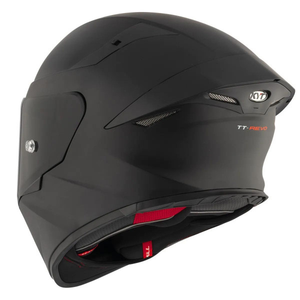 Мотошлем TT-REVO PLAIN, цвет Черный Матовый, Размер M