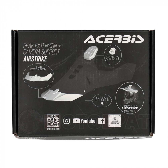 Мотошлем Acerbis AIRSTRIKE-C, бирюзовый, глянцевый, L