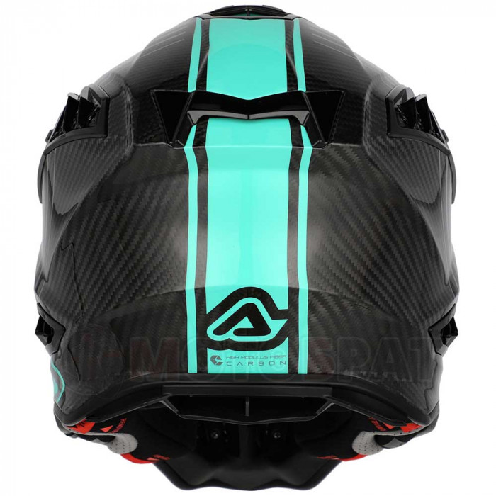 Мотошлем Acerbis AIRSTRIKE-C, бирюзовый, глянцевый, L