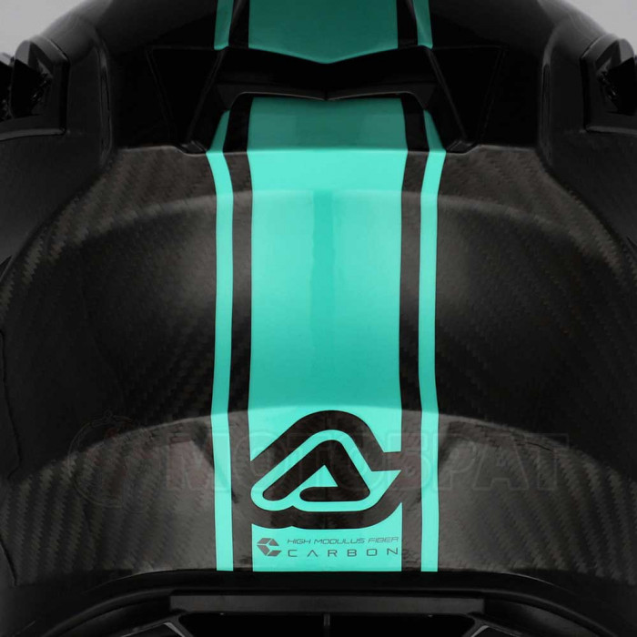 Мотошлем Acerbis AIRSTRIKE-C, бирюзовый, глянцевый, L