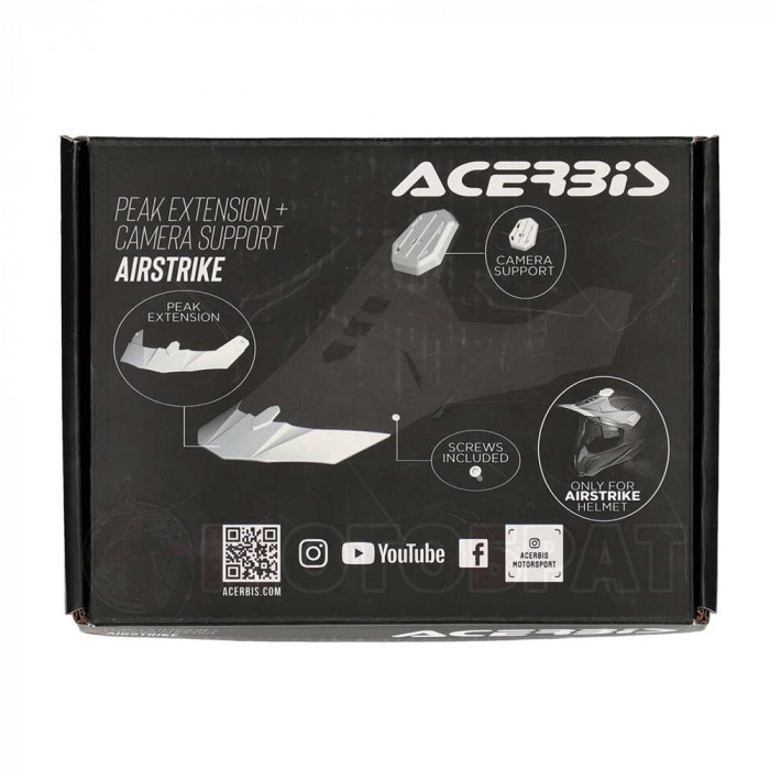 Мотошлем Acerbis AIRSTRIKE-C, чёрный, S