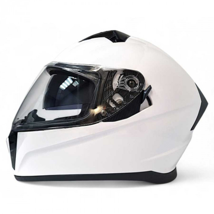 Мотошлем AiM JK320 Glossy, белый, M