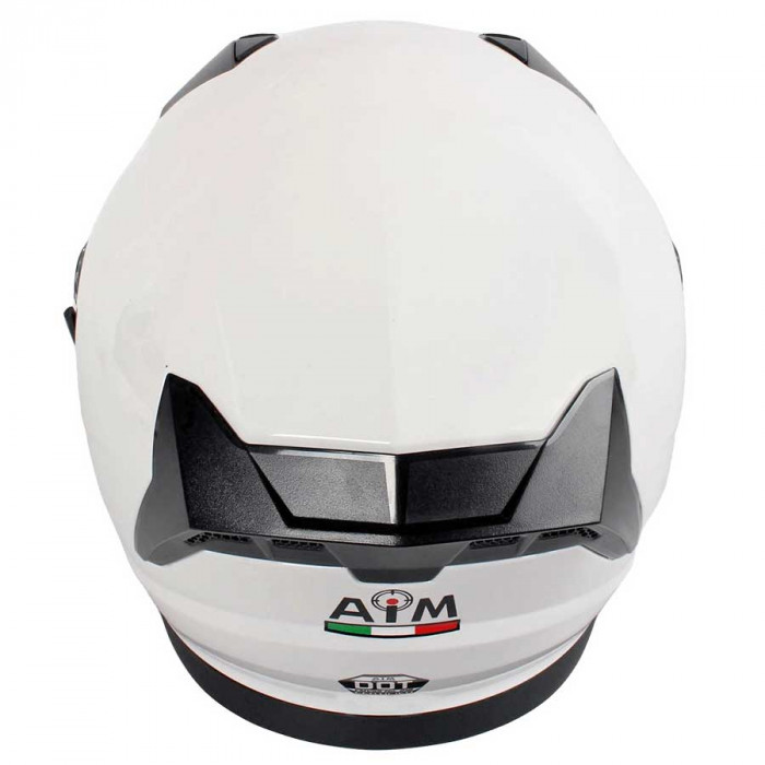 Мотошлем AiM JK320 Glossy, белый, M