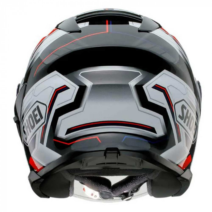 Мотошлем SHOEI J-Cruise III WHIZZY, сине-бело-красный, размер S