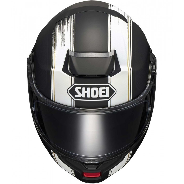 Мотошлем SHOEI NEOTEC III SATORI, бело-черный, размер 2XL