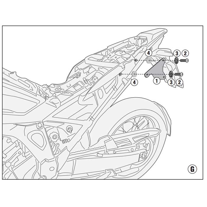 Набор крепежей GIVI 1179KIT