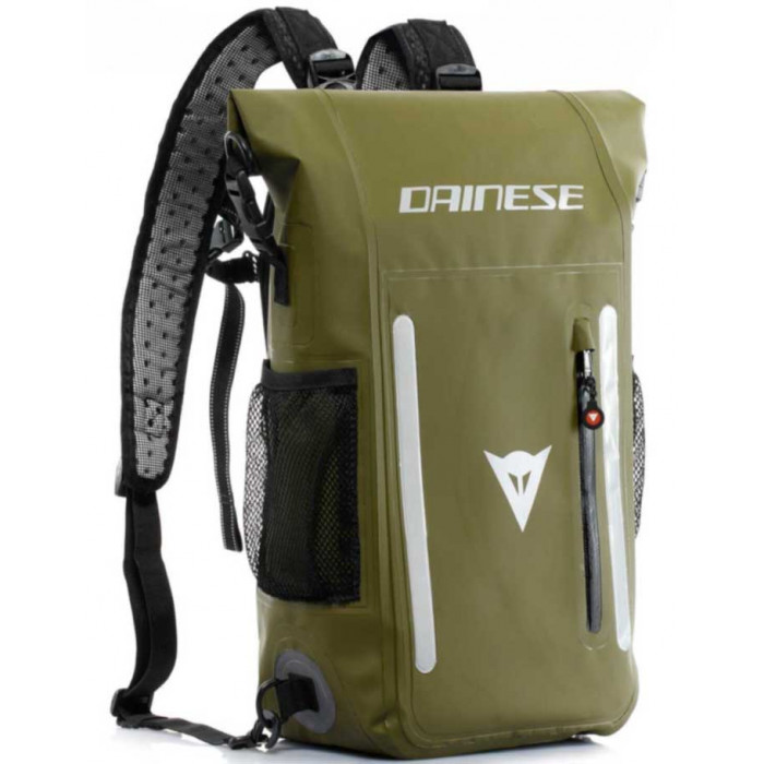 Рюкзак Dainese EXPLORER WP, чёрный, зелёный, 15л