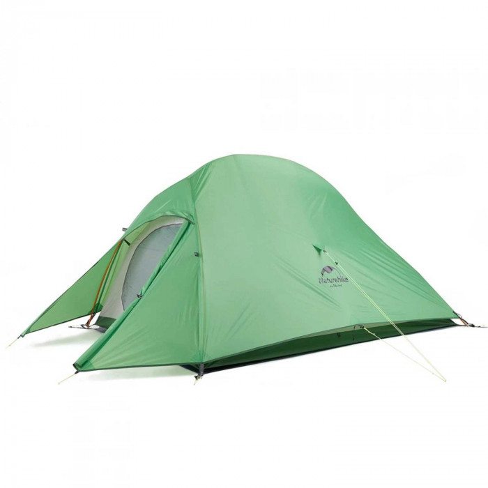 Палатка 1-местная Naturehike сверхлегкая Сloud up NH18T010-T сверхлегкая + коврик 20D, зеленый