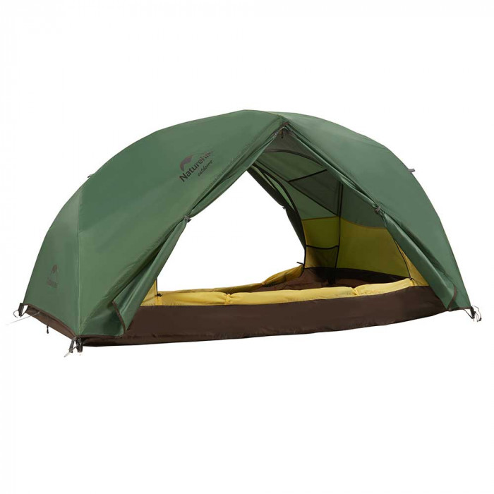 Палатка 2-местная Naturehike сверхлегкая + коврик Star-river NH17T012-T, 210T, зеленый