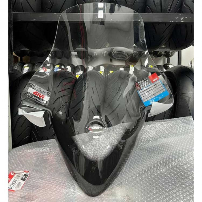 Стекло ветровое GIVI D128ST_ Yamaha T-MAX 500 (01-07) (сломана левая закругленная лапка)