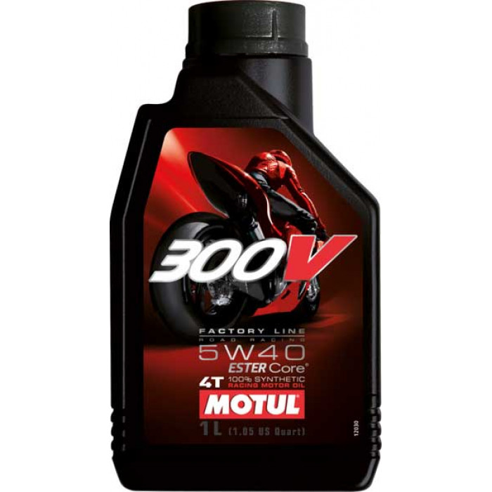 Моторное масло MOTUL 300V 4T Factory Line Road Racing 5W-40 1л