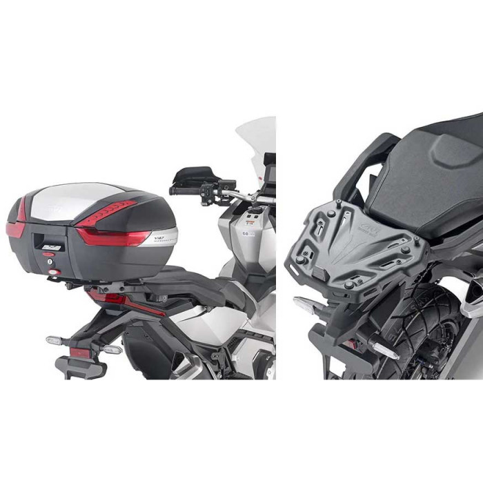 Крепеж центрального кофра GIVI SR1188 – Установка топкейса на Honda X-ADV 750 и FORZA 750