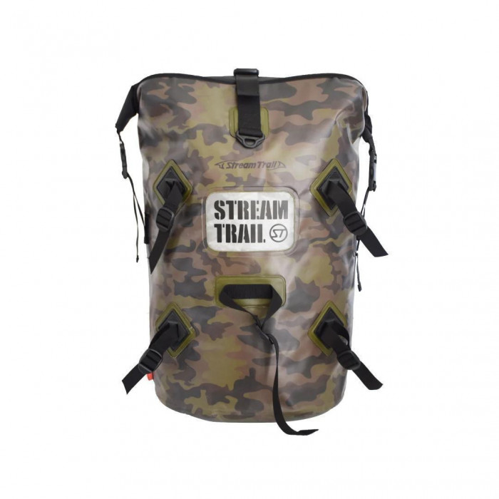 Влагозащитный рюкзак Stream Trail Dry Tank, камуфляжный, зелёный, 60л