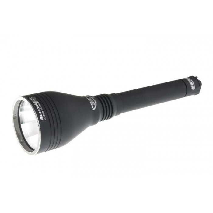 Фонарь Armytek Barracuda v2 XP- High Intensity люмен серебряный ободок теплый свет, L