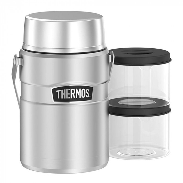 Термос для еды Thermos King SK-3030 MS Big Boss, стальной 1,2 литра