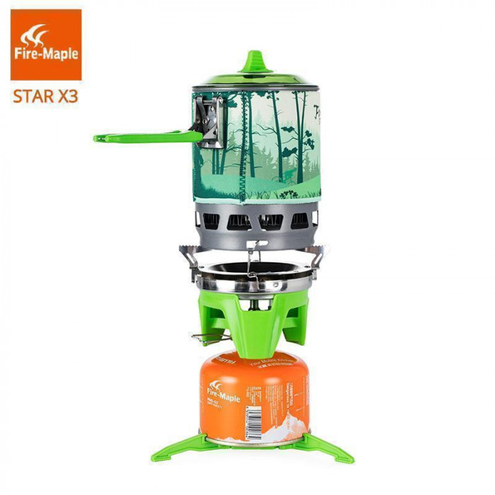 Система приготовления пищи Fire-Maple STAR X3 Зелёный, STAR