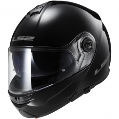 Мотошлем LS2 FF325 STROBE SNOW Solid черный, глянцевый, M