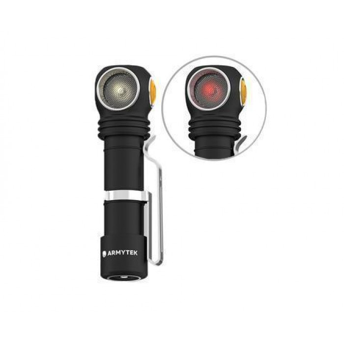 Мультифонарь светодиодный Armytek Wizard C2 WR Magnet Usb, теплый и красный свет, аккумулятор F06901W