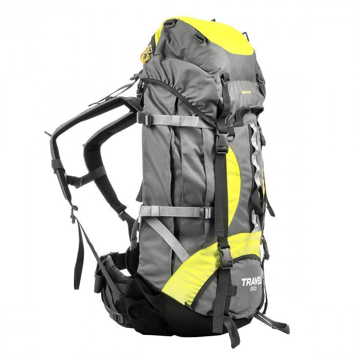 Рюкзак Travel NISUS N-TB084--G, серый, 80л