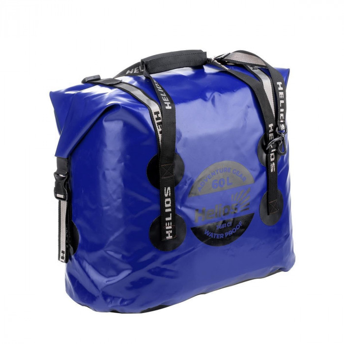 Гермосумка 60л Helios ПВХ, синий,черный HS-GS-60-BB