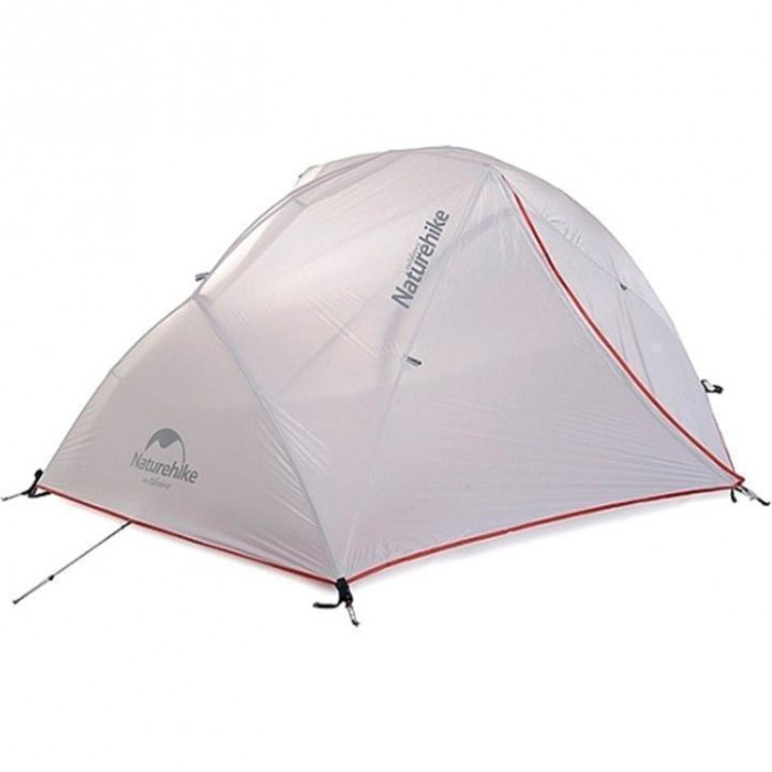 Палатка Naturehike Star-river NH17T012-T двухместная сверхлегкая с ковриком, серо-черная