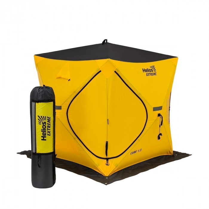 Палатка зимняя CUBE EXTREME 1.5 Helios широкий вход HS-ISТ-CE-1.5-P