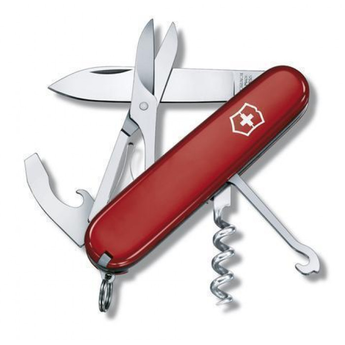 Нож Victorinox Compact, мм, функций, красный