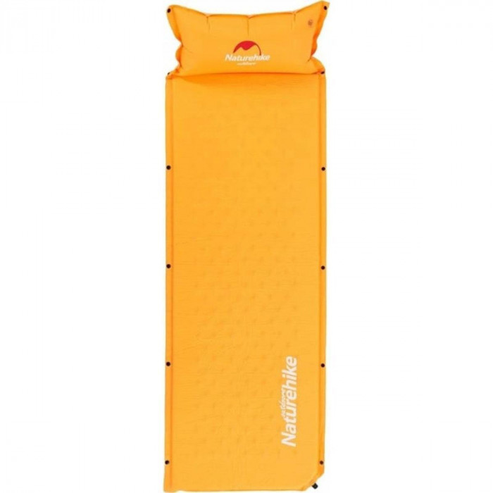 Коврик для сна Naturehike NH15Q002-D надувной с подушкой желтый