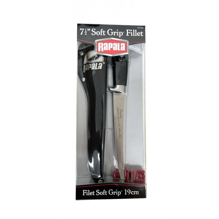 Нож филейный нож Rapala лезвие см, мягк рукоятка